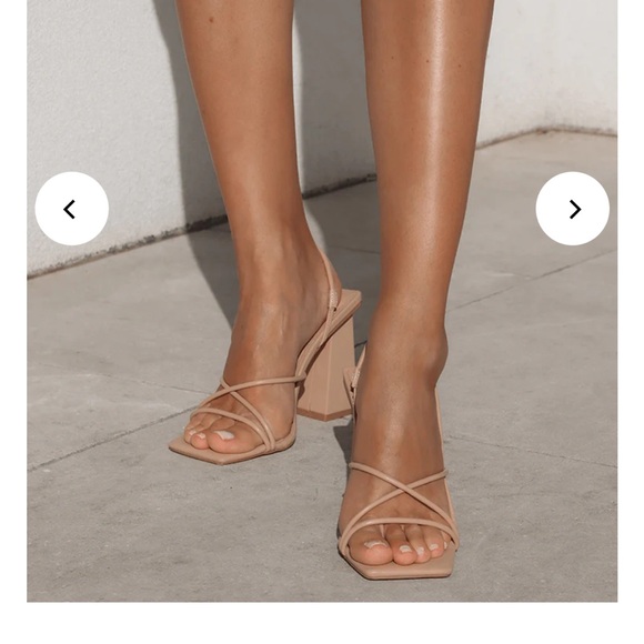 GISELLE Nude Heels - Picture 1 of 7